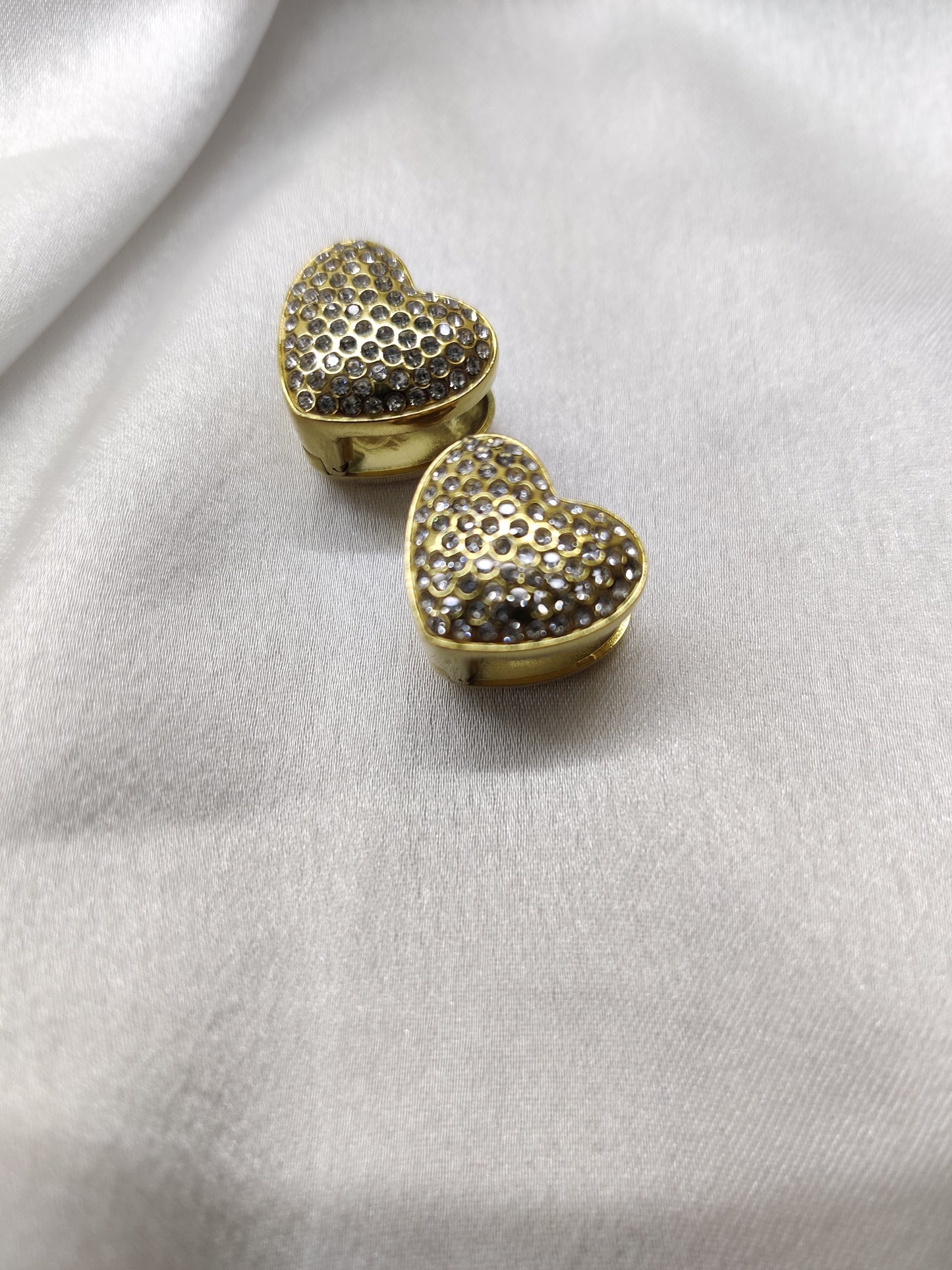 Poppy Heart Earrings