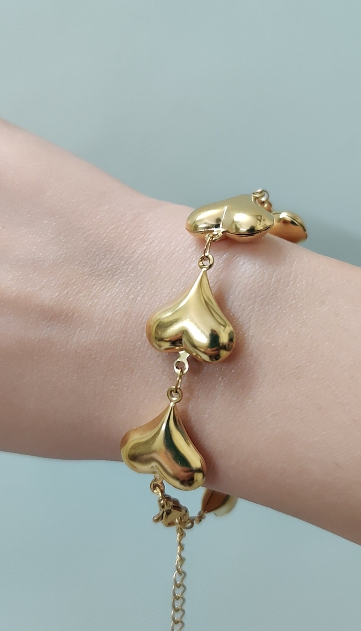 Gold Heart Bracelet