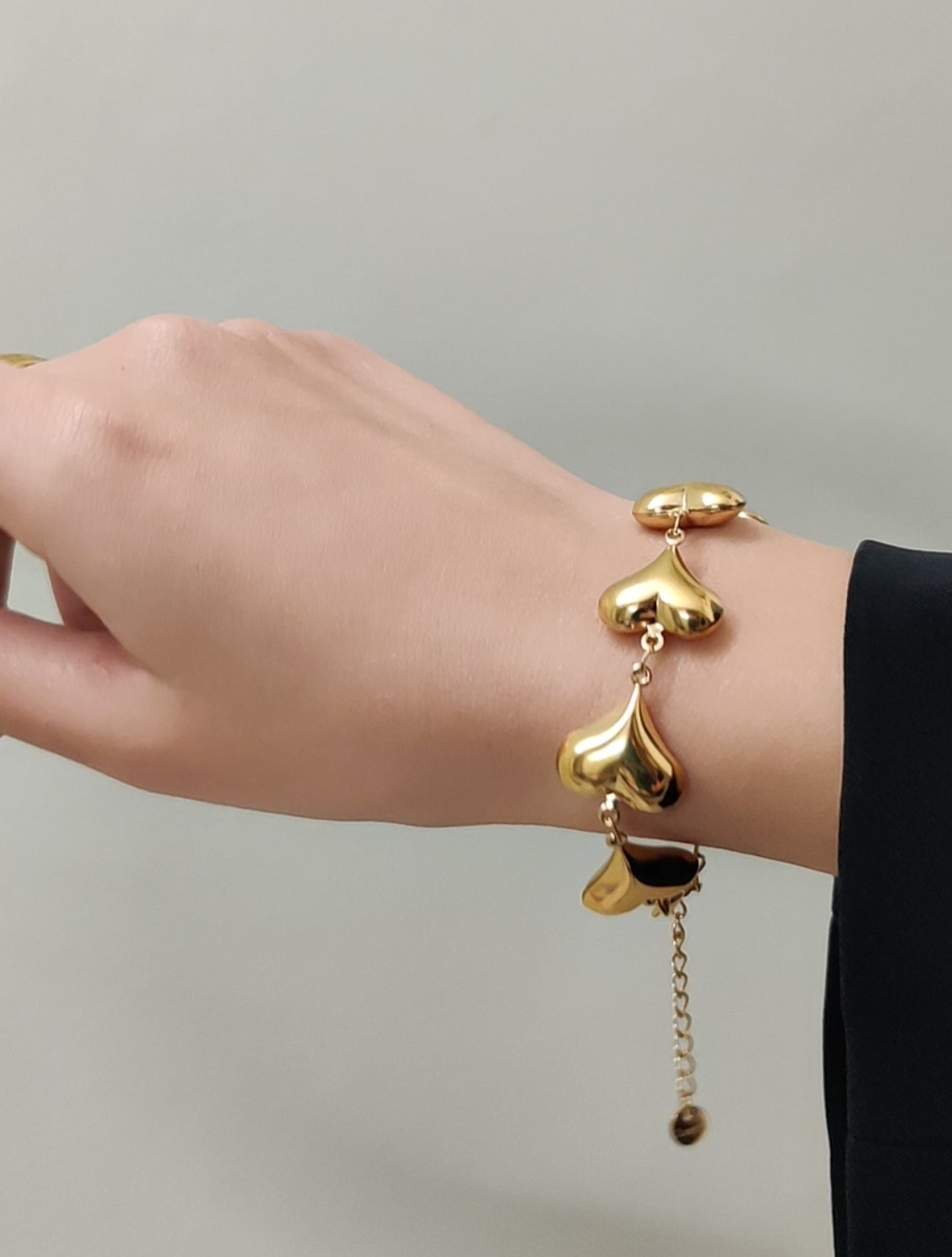 Gold Heart Bracelet