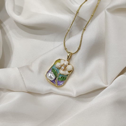 Ceramic Pearl Necklace