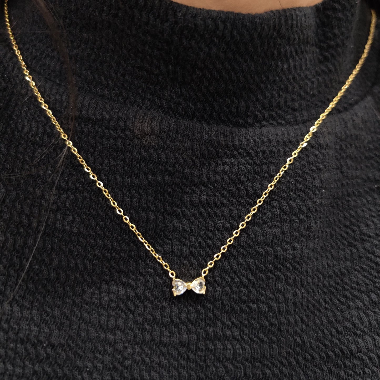 Dainty Bow Necklace