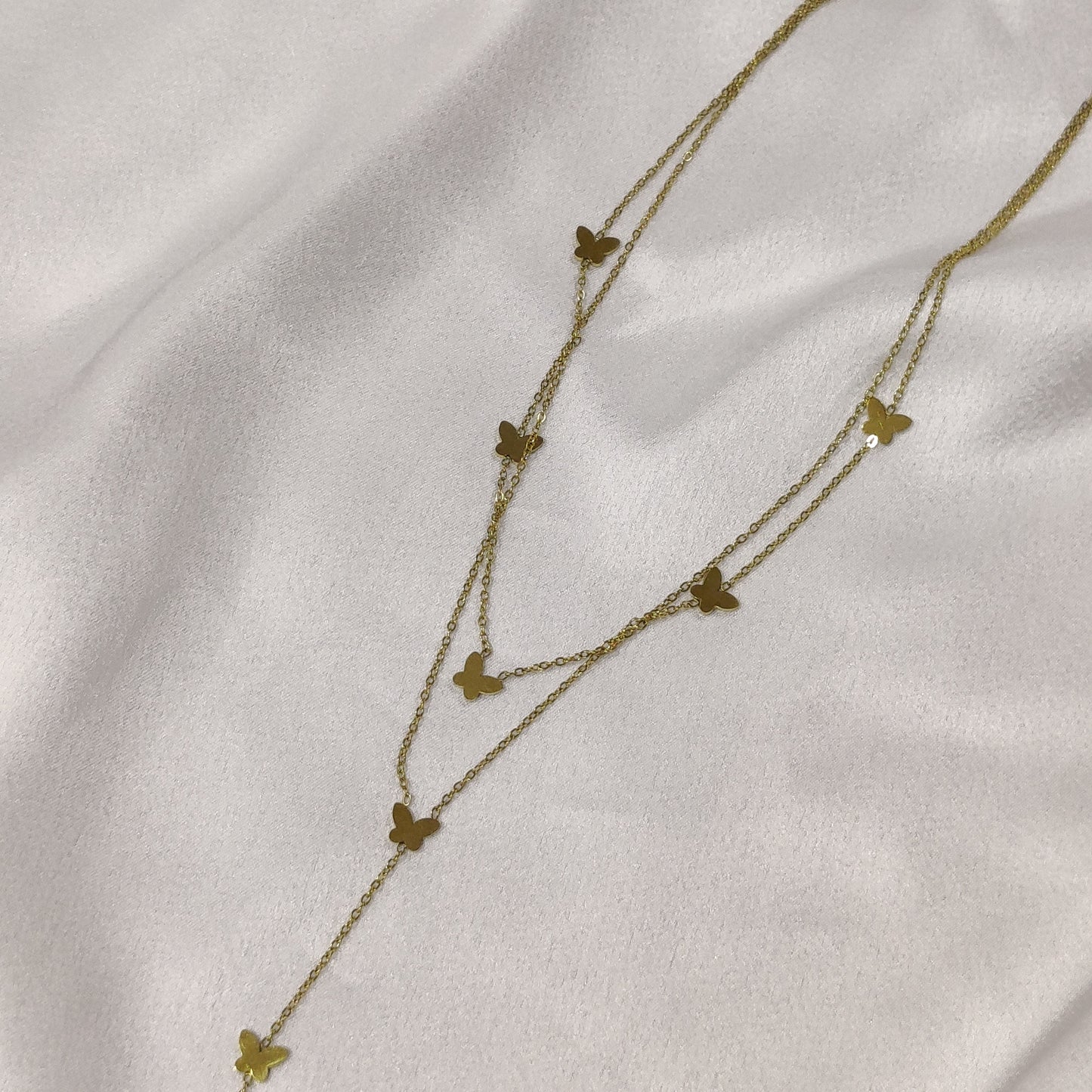 Butterfly Drop Necklace