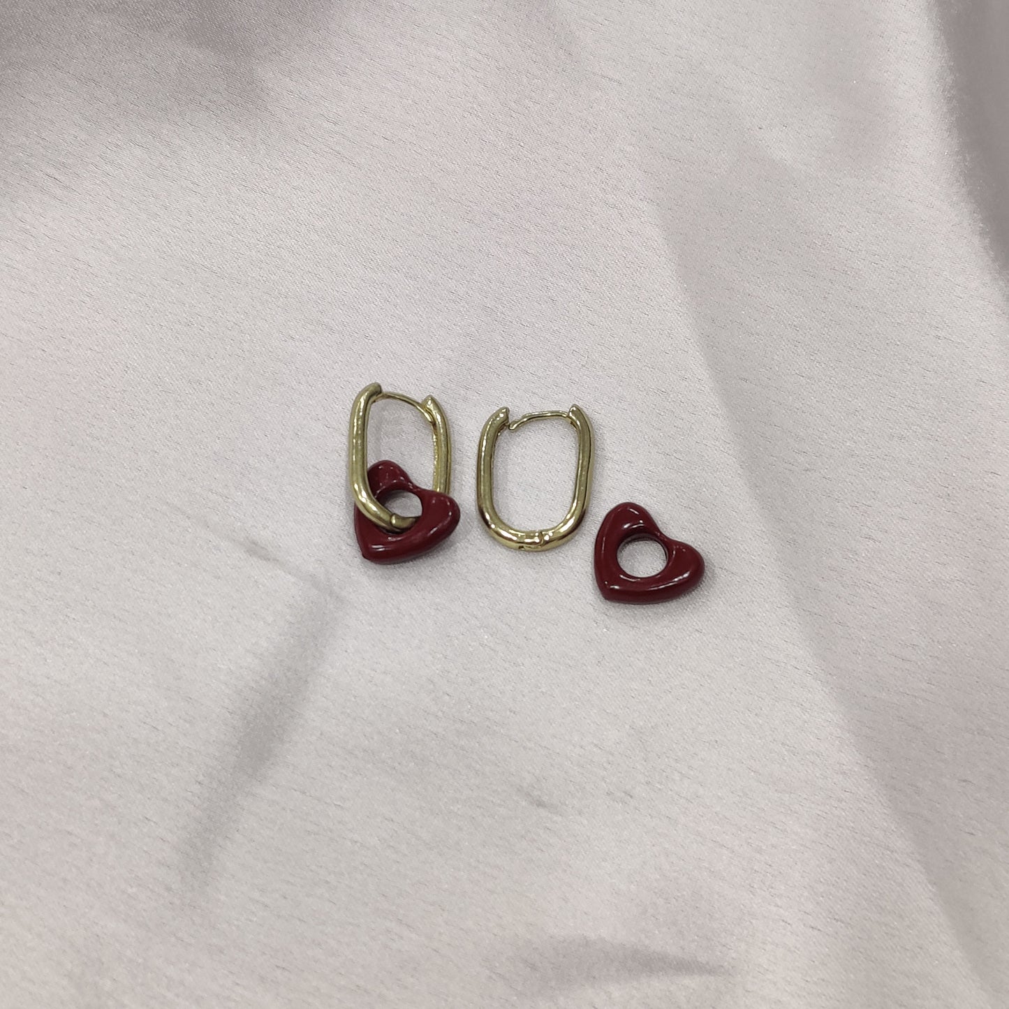 Shelby Earrings- Red Small