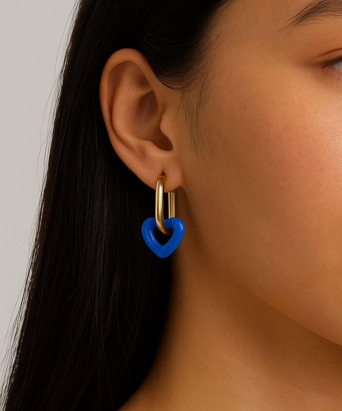 Shelby Earrings- Blue