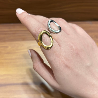 Geometric Dainty Ring