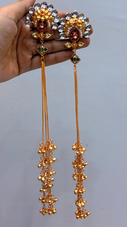 Vanyini Jhumka- Pink