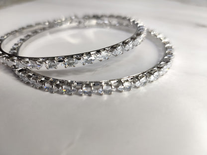 Lily Hoops, Silver