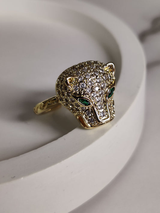 Jaguar Emerald Ring Big