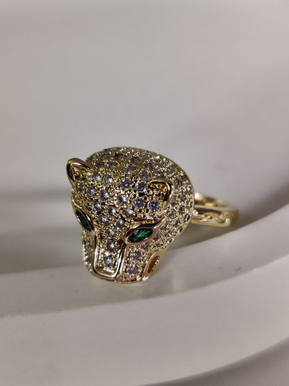 Jaguar Emerald Ring Big