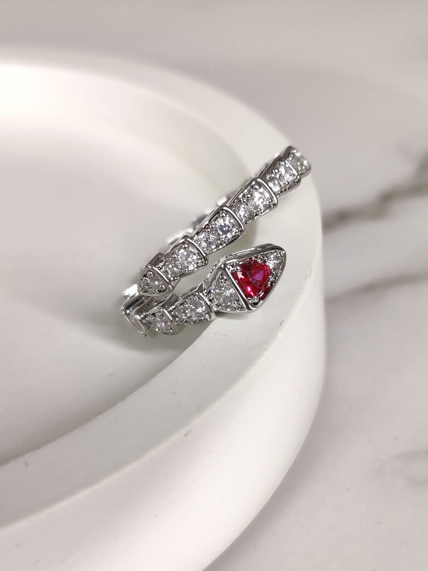 Viper Ring, Silver