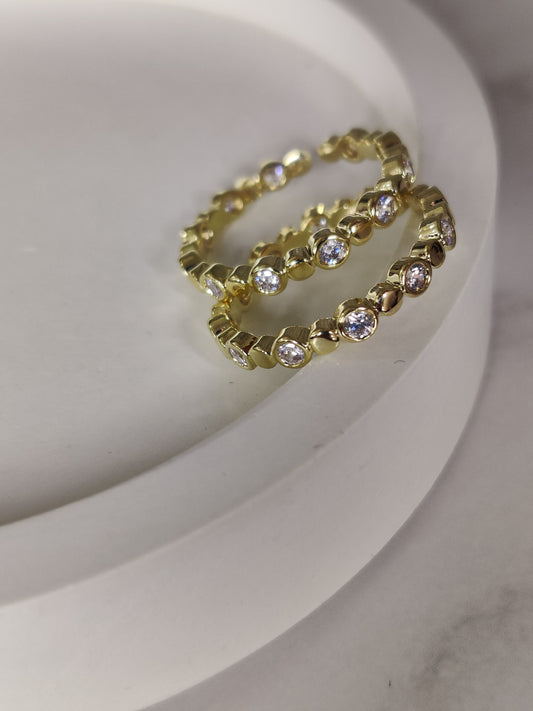 Zircon Dainty Ring-Set of 2