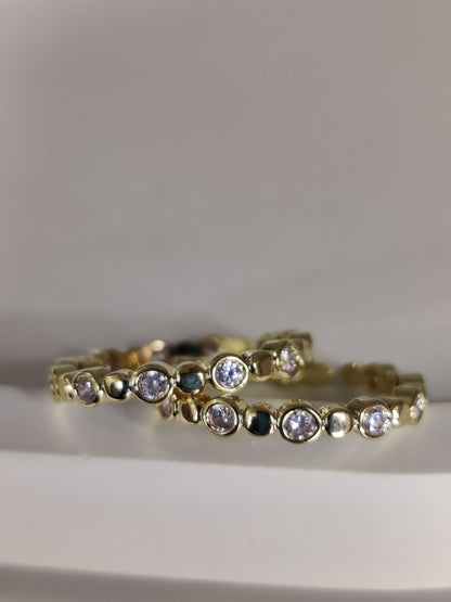 Zircon Dainty Ring-Set of 2