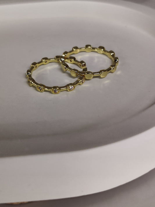 Dainty Ring-Set of 2