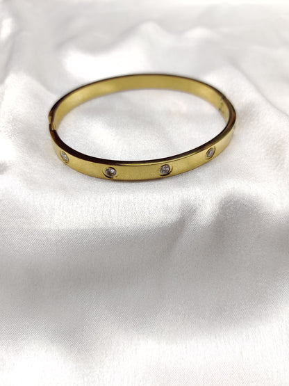 Minimal Stones Bracelet-Gold
