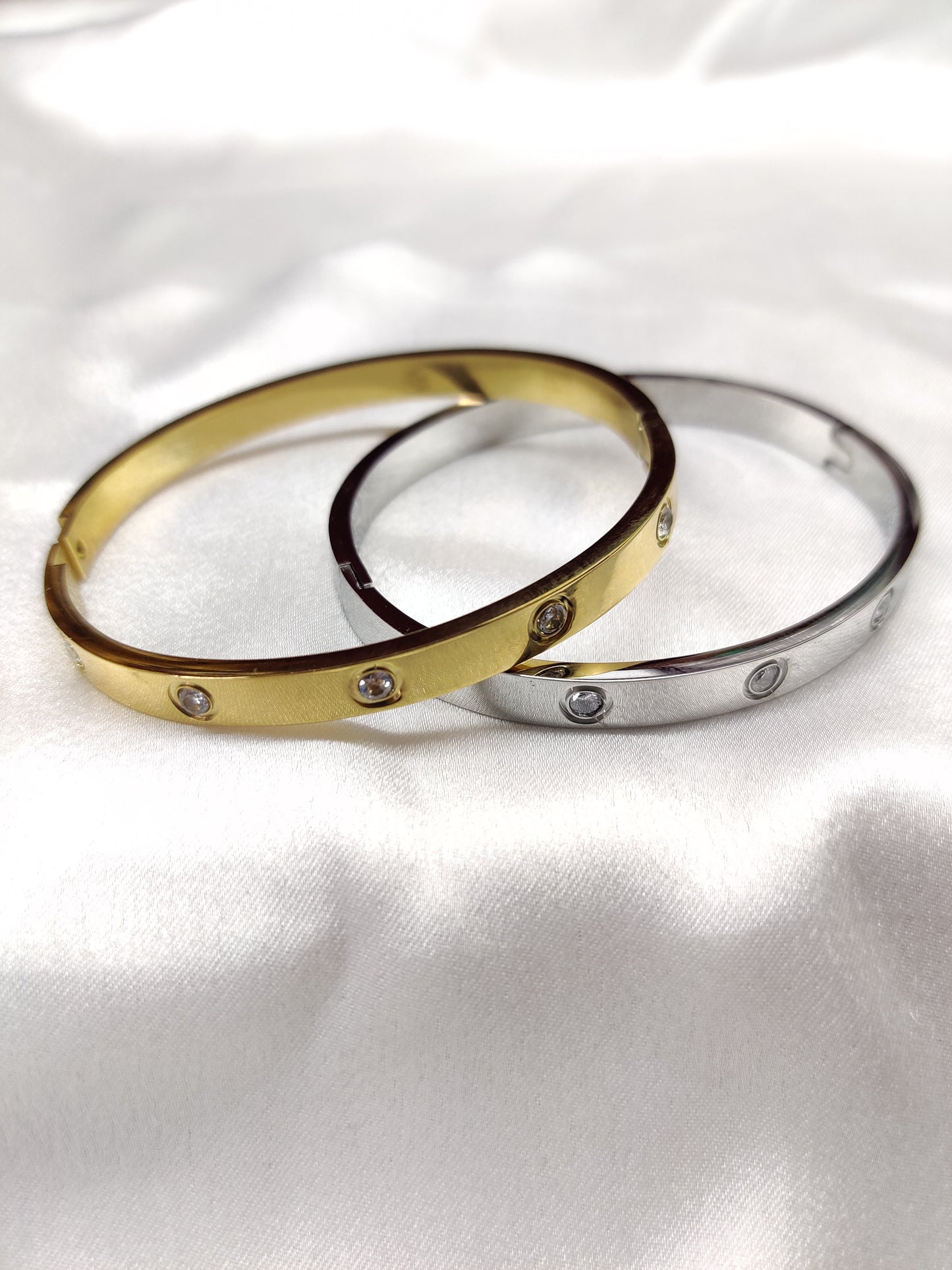 Minimal Stones Bracelet-Gold