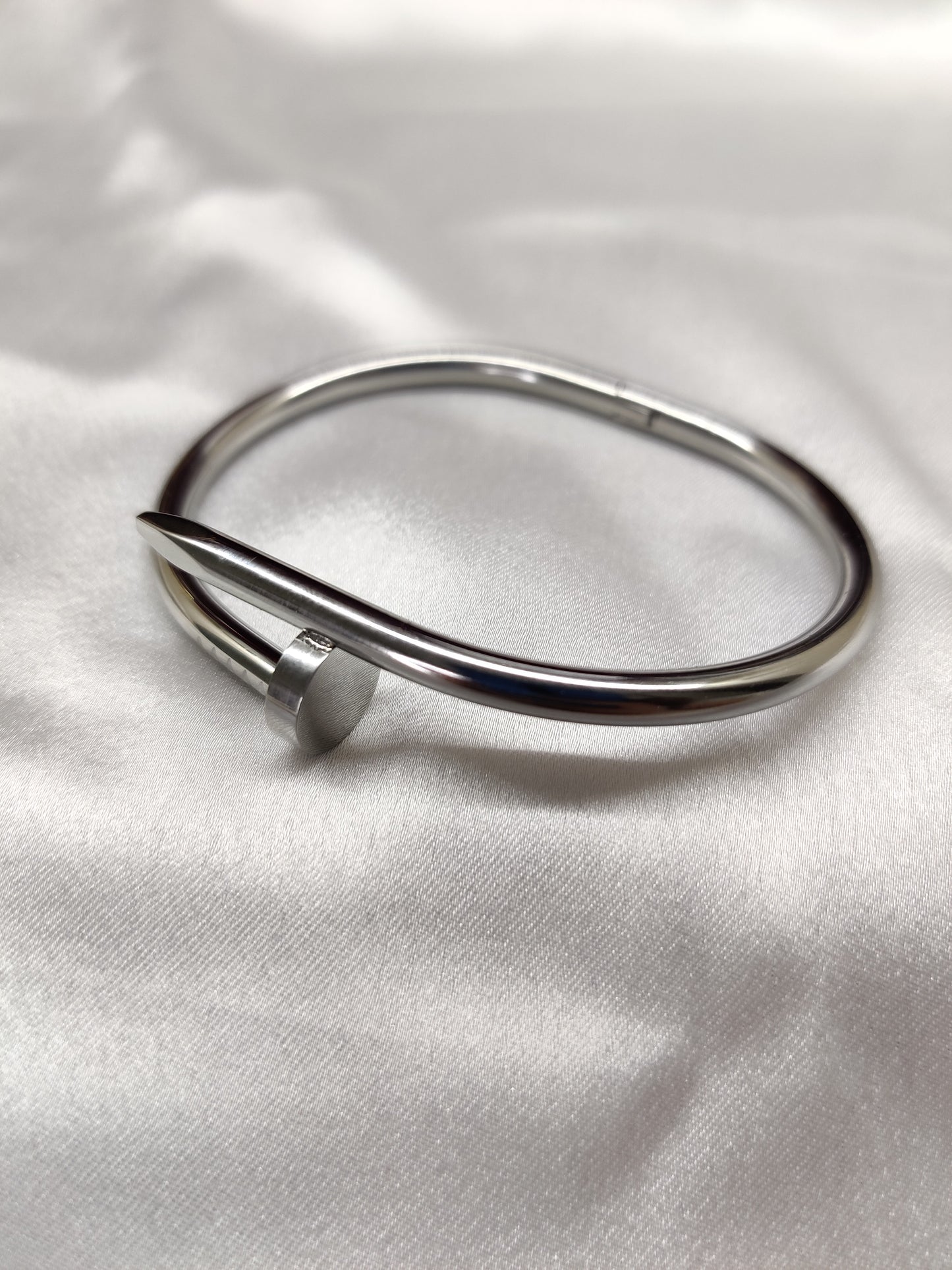 Nail Bracelet-Silver