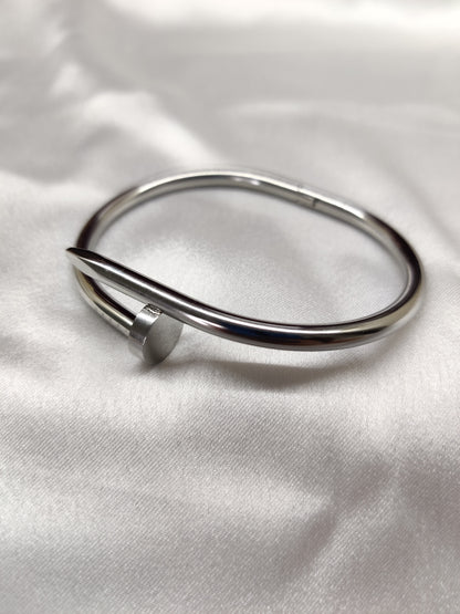 Nail Bracelet-Silver