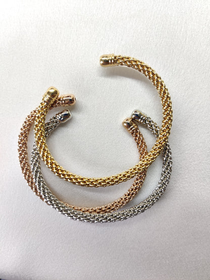 Weave Cuff Bracelet- Set of 3