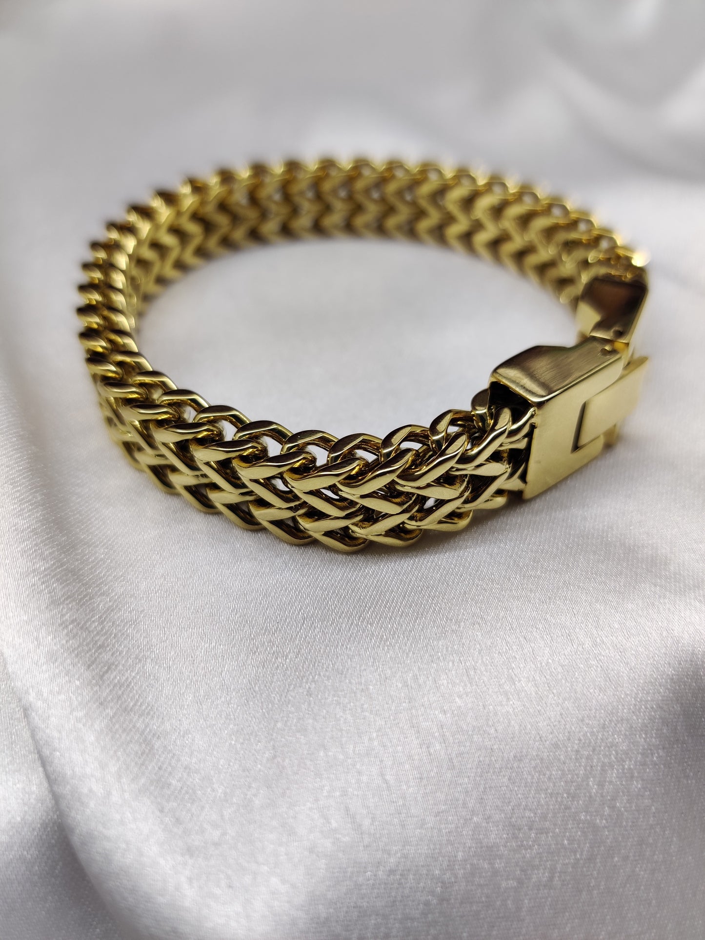 Double Link Bracelet-Gold