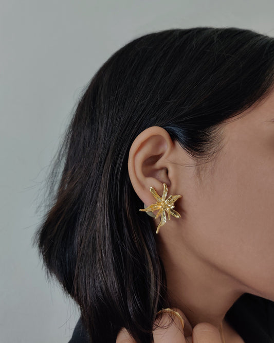 Coral-Pearl Studs