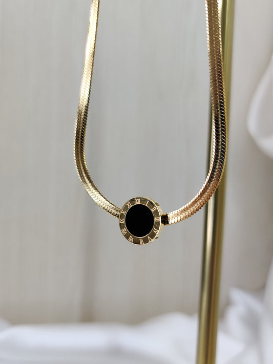 Noir Snake chain