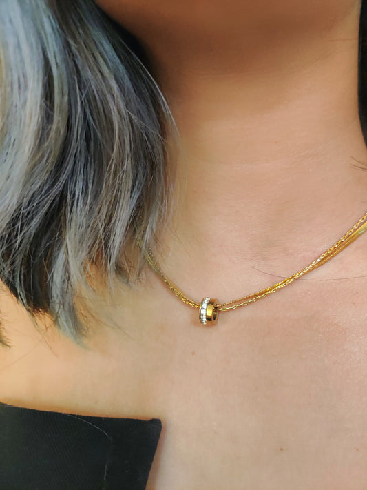 Wheel Pendant Necklace
