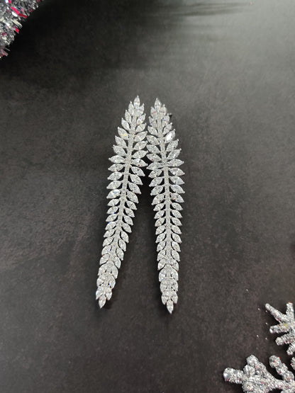 Tina Earrings- Silver