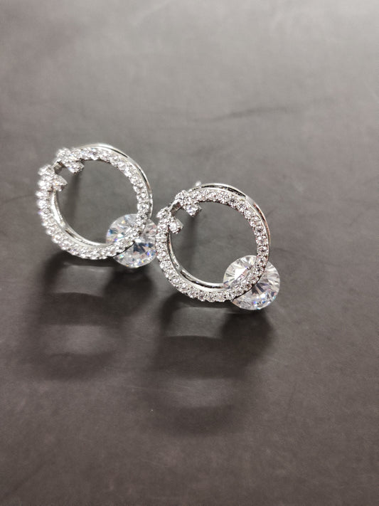 Sammy Earrings- Silver