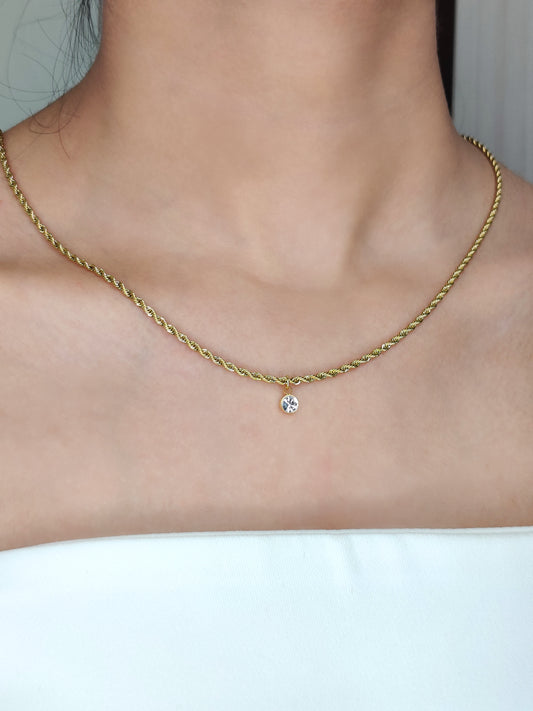 Stone Knot Necklace