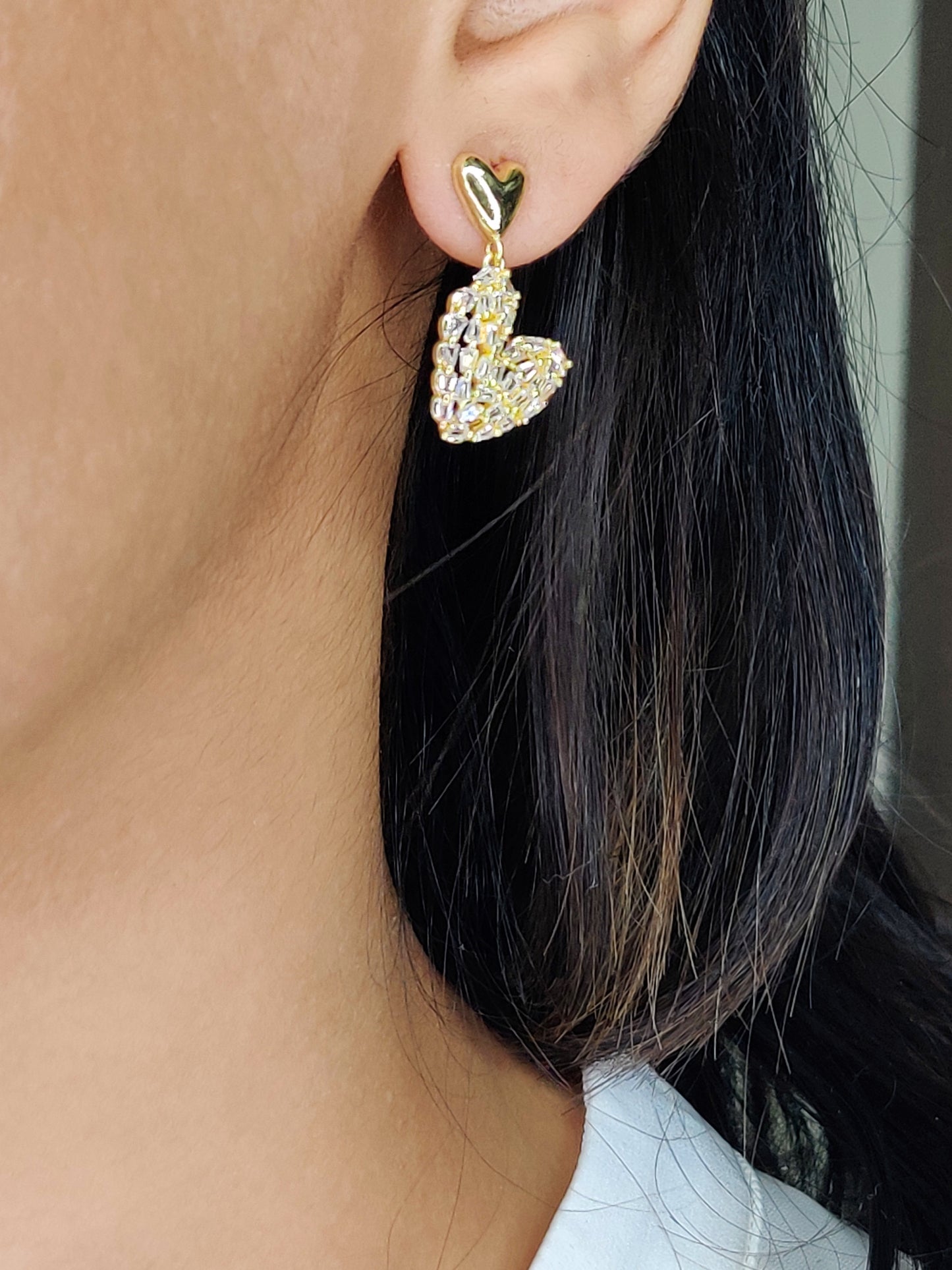 Double Heart Earrings