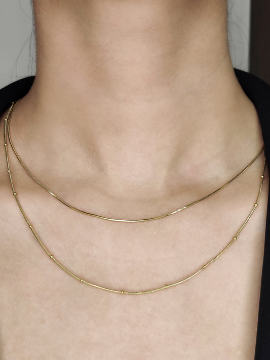 Bead Layered Necklace