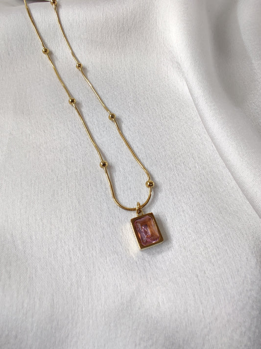 Layla Necklace- Rose