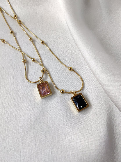 Layla Necklace- Rose