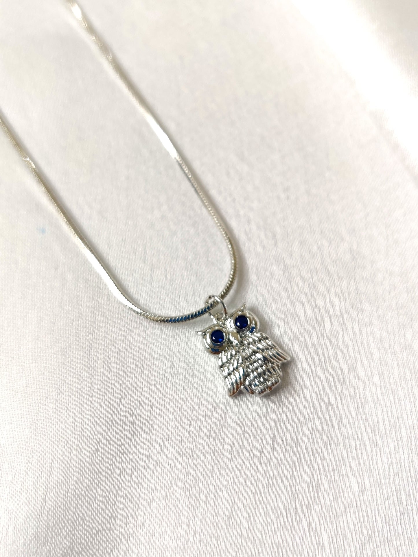 Owl Necklace- Silver