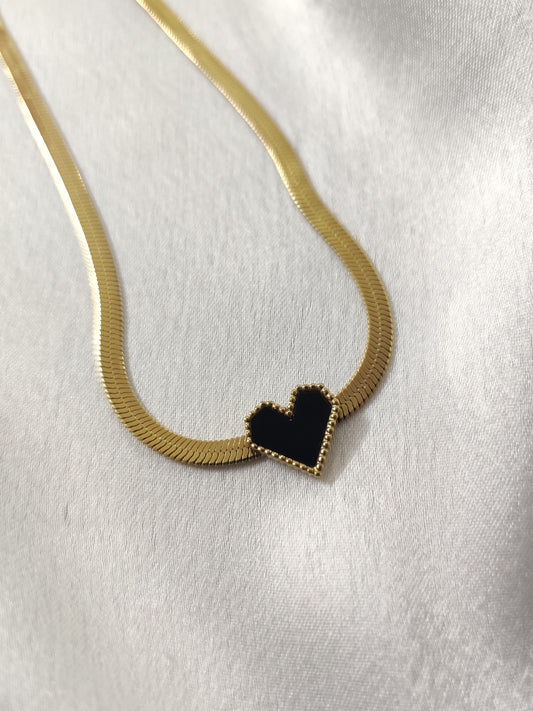 Noir Heart Necklace
