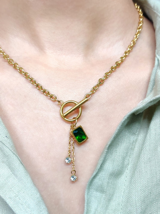 Esme Necklace- Emerald