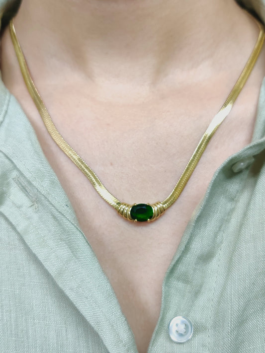 Cali Necklace- Emerald