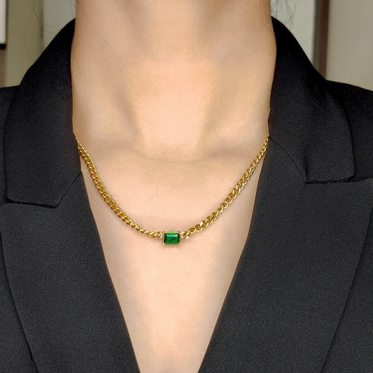Lola Emerald Necklace