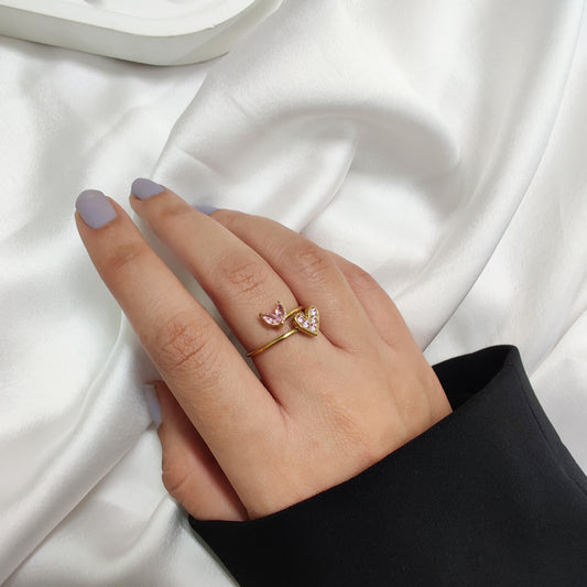 Heart Ring- Rose