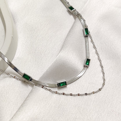 Callie Necklace-Silver