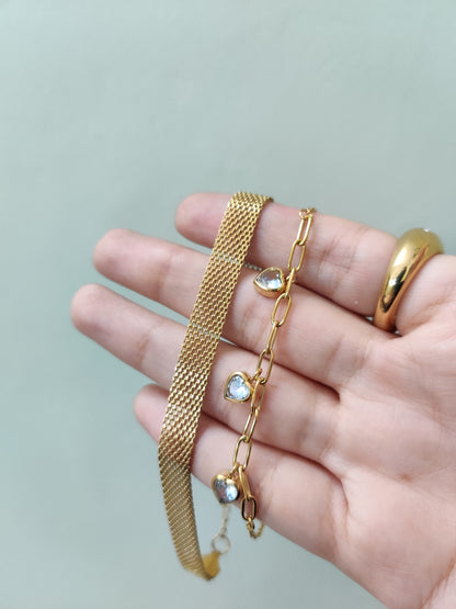 Heart Drops Bracelet