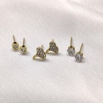 Leaf Earrings- Set Of 3