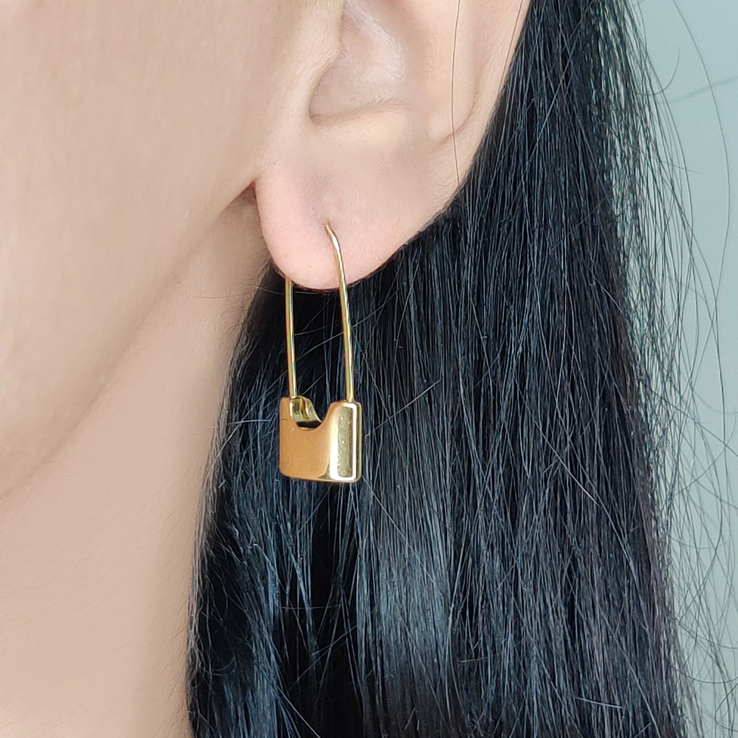 Safety Pin Earrings