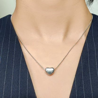 Elise Necklace-Silver