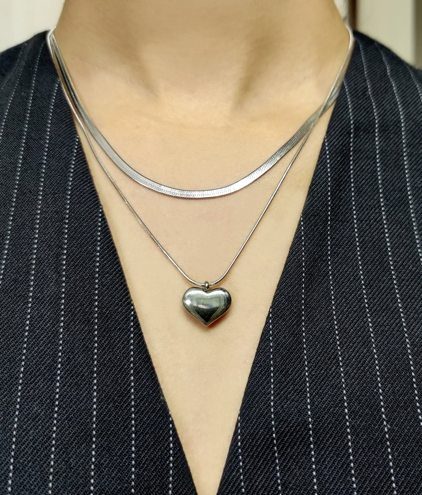 Viper Necklace-Silver