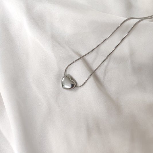 Elise Necklace-Silver