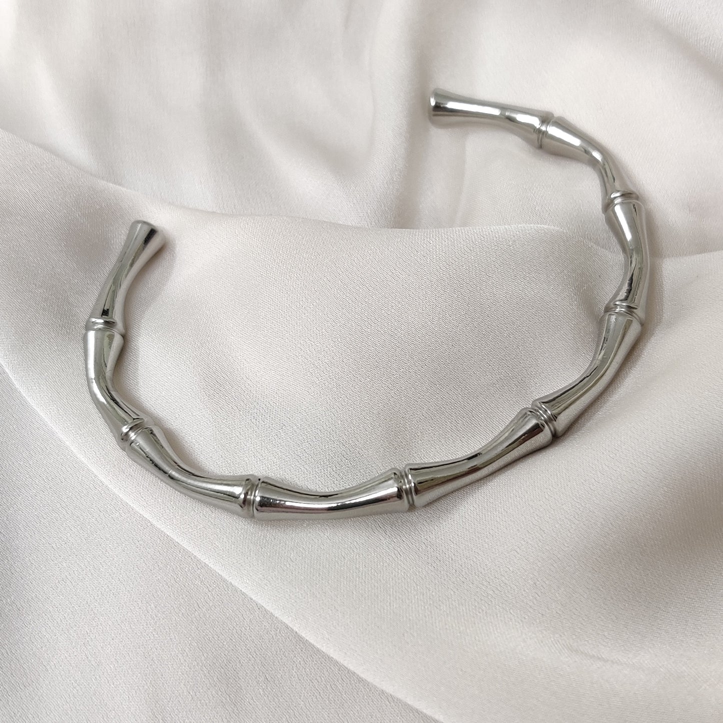 Eve Cuff Bracelet - Silver