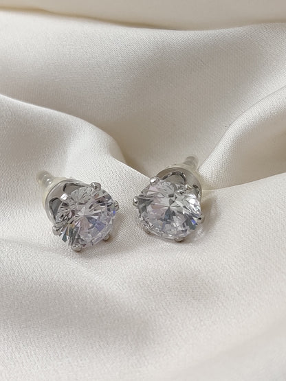 Solitaire Earrings