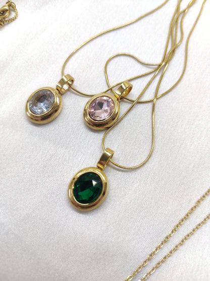 Sloane Necklace- pink