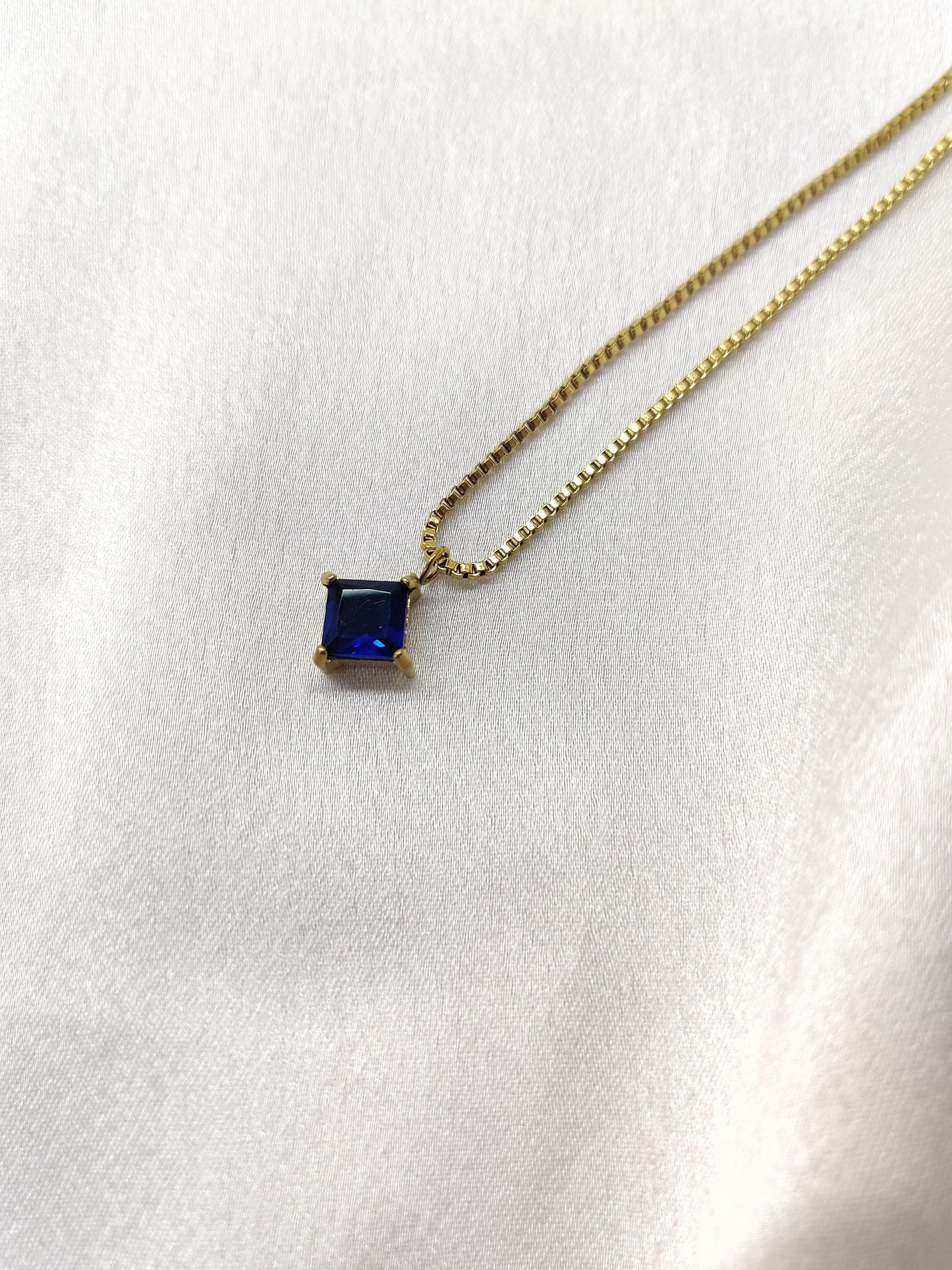 Blue Sapphire Necklace